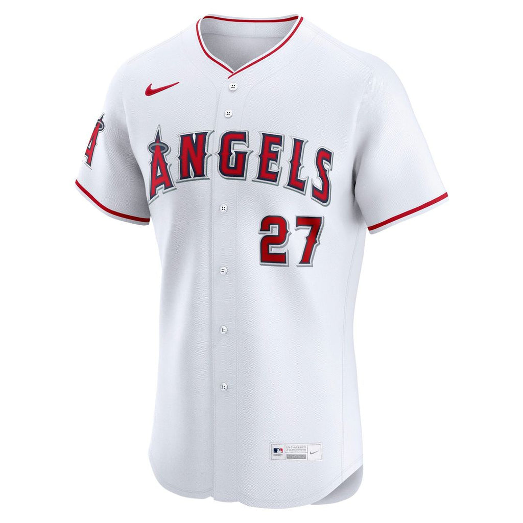 Mike Trout Los Angeles Angels Home ElitePlayer Jersey - White