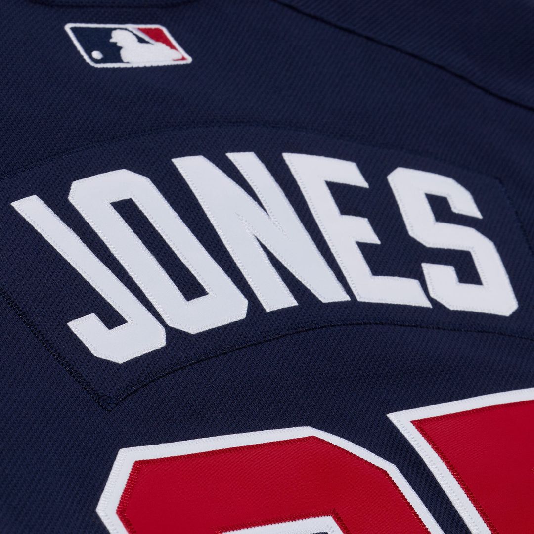 Andruw Jones Atlanta Braves Authentic Batting Practice Jersey - Navy