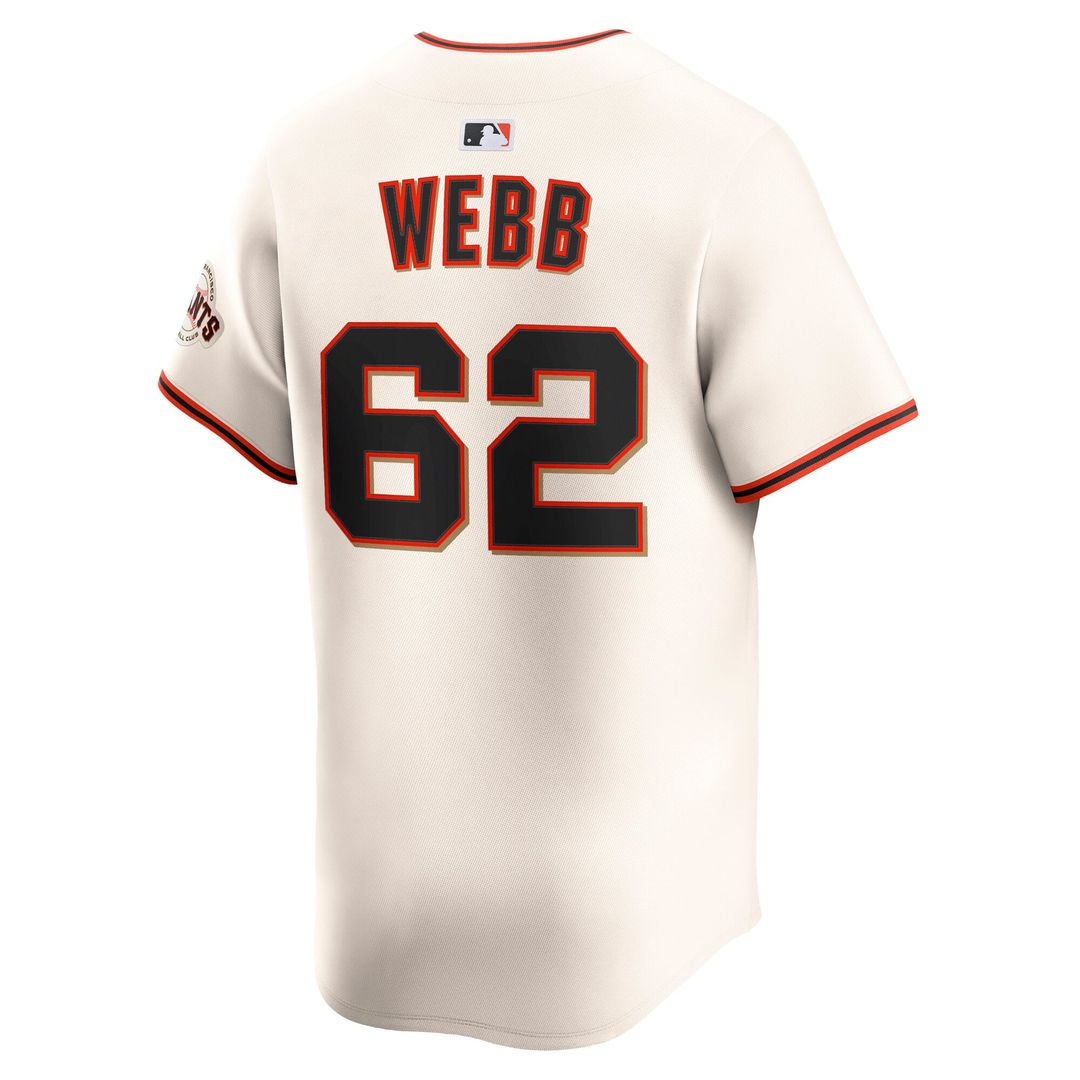 Logan Webb San Francisco Giants Home Limited Player Jersey - Cream