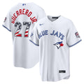 2026 All - Star Edition Stars & Stripes Toronto Blue Jays Vladimir Guerrero Jr. White Stadium Jersey
