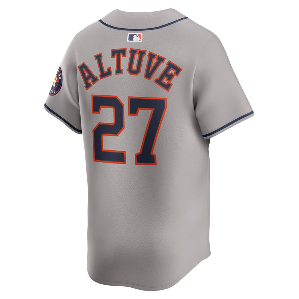 Jose Altuve Houston Astros Road Limited Player Jersey - Gray