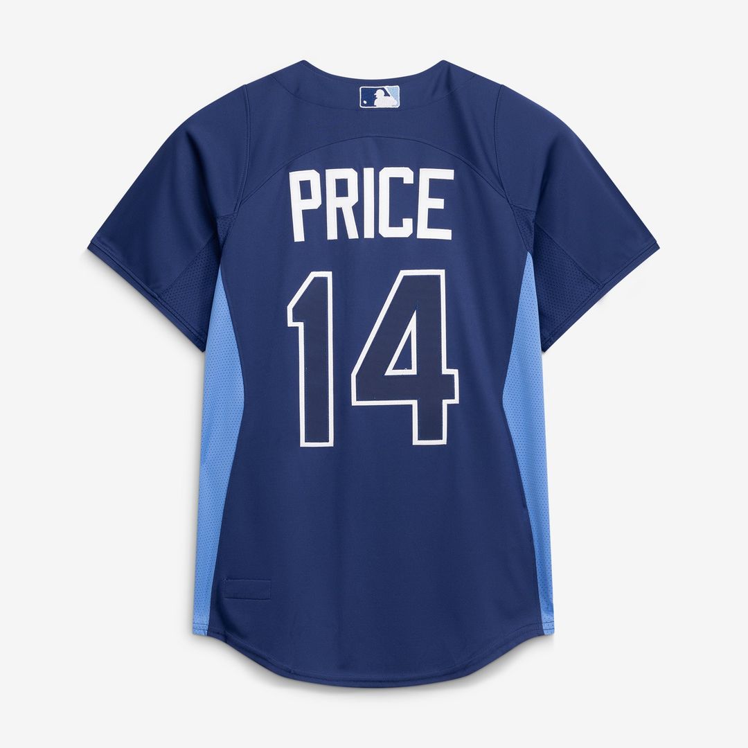 David Price Tampa Bay Rays Authentic Batting Practice Jersey - Blue