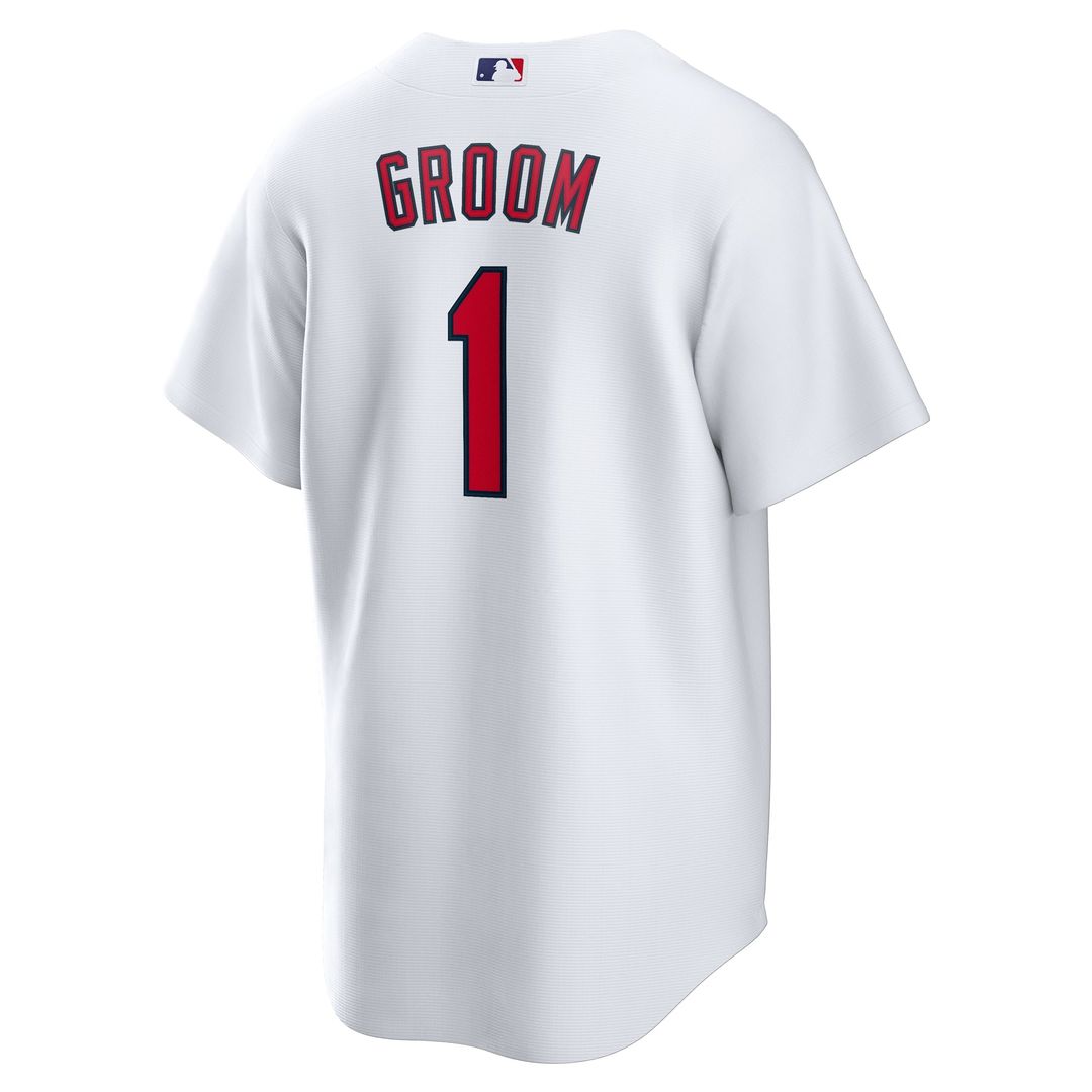 St. Louis Cardinals #1 Groom Home Replica Jersey - White