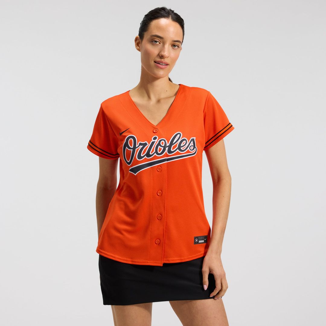 Adley Rutschman Baltimore Orioles Women's Alternate Replica Player Jersey - Orange