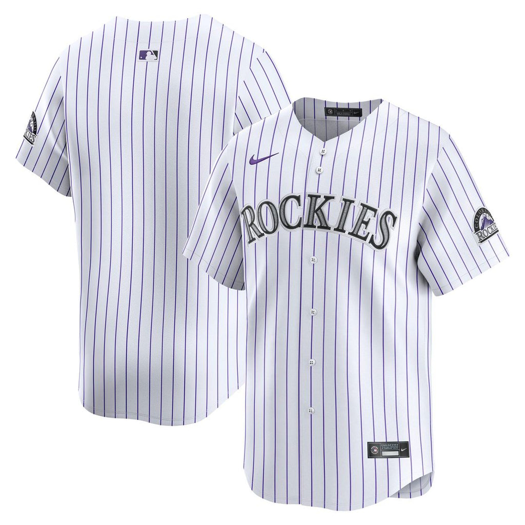 Colorado Rockies Youth Home Limited Jersey - White
