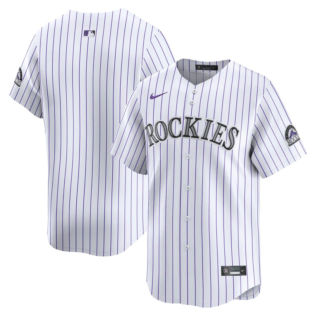 Colorado Rockies Youth Home Limited Jersey - White