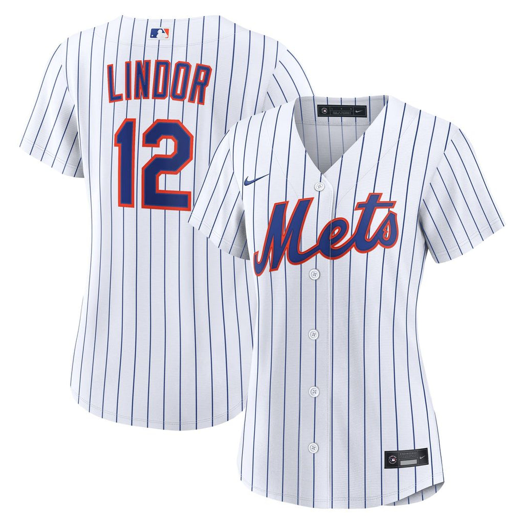 Francisco Lindor New York Mets Women's Home Replica Jersey - White