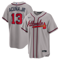 Ronald Acuña Jr. Atlanta Braves Road Replica Jersey - Gray