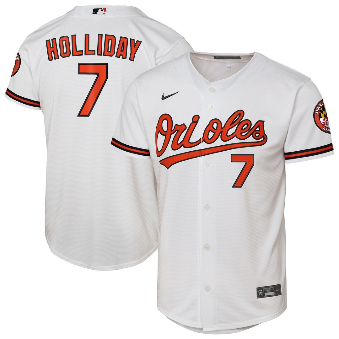 Jackson Holliday Baltimore Orioles Youth Home Stadium Jersey - White