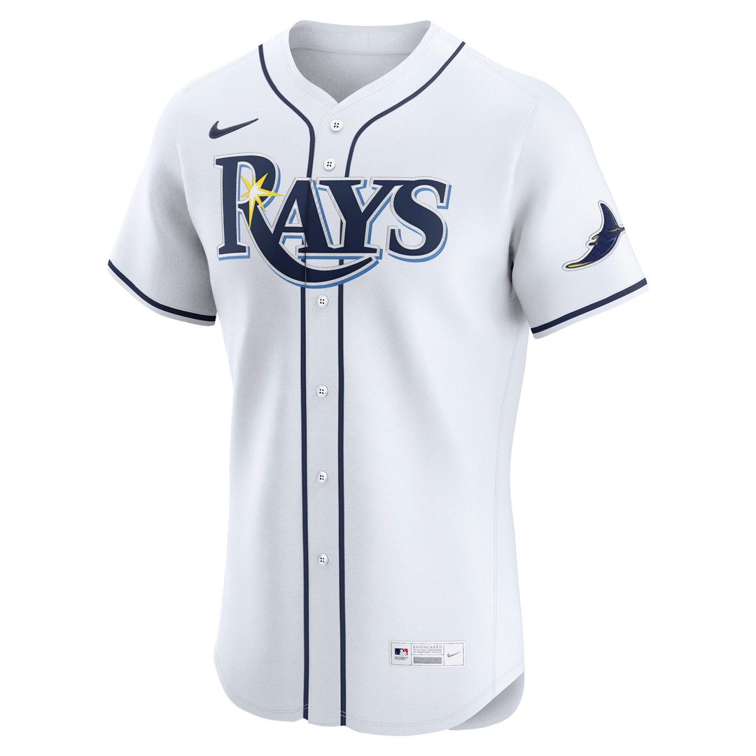 Tampa Bay Rays Home Elite Jersey - White