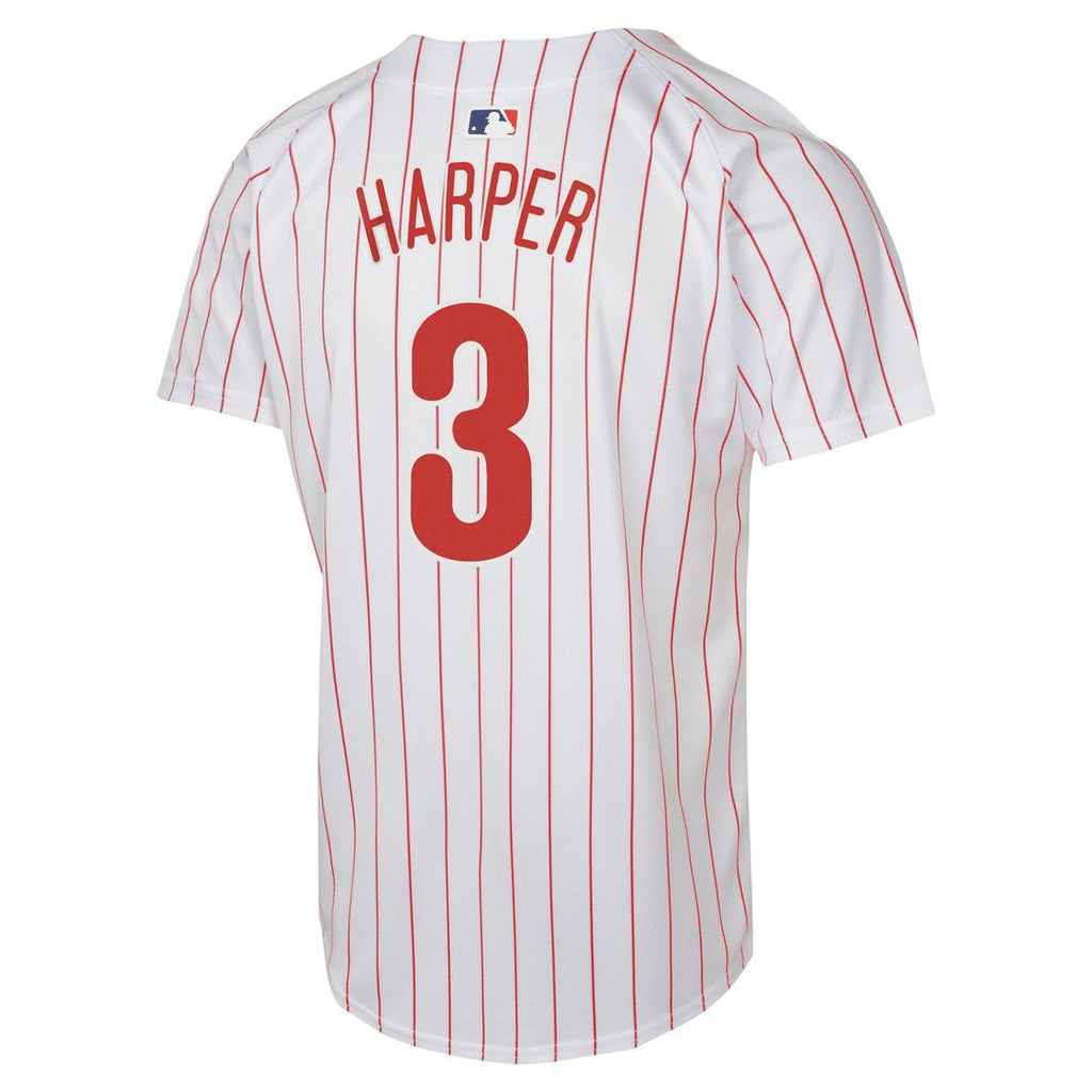 Bryce Harper Philadelphia Phillies Youth Home Game Player Jersey - White
