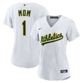 Athletics Women's #1 Mom Home Replica Jersey - White