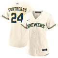 William Contreras Milwaukee Brewers Women's Home Replica Jersey - Cream