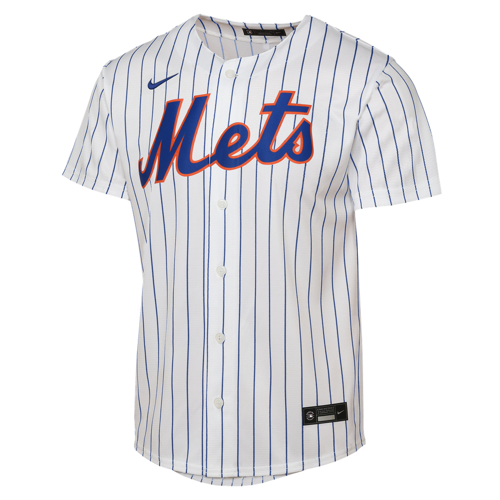 Bo Bichette New York Mets Youth Home Baseline Jersey - White