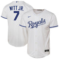 Bobby Witt Jr. Kansas City Royals Youth Home Replica Player Jersey - White