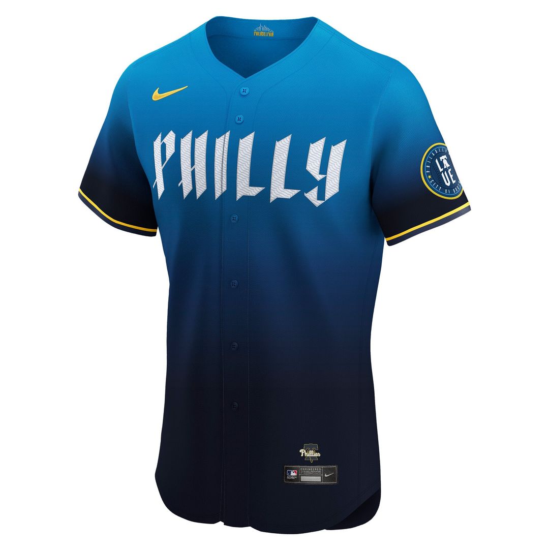 Bryce Harper Philadelphia Phillies City Connect Elite Jersey - Navy