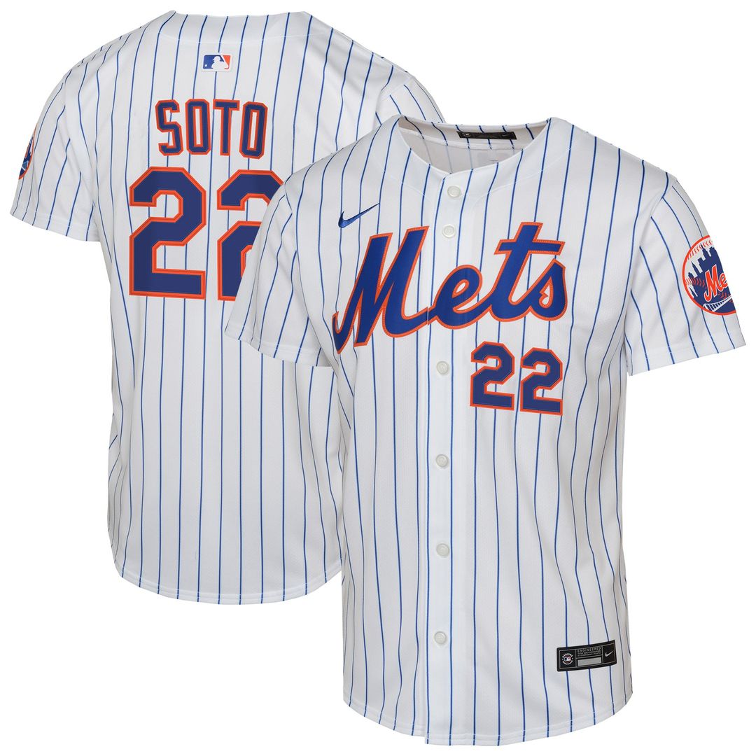 Juan Soto New York Mets Youth Home Limited Player Jersey - White