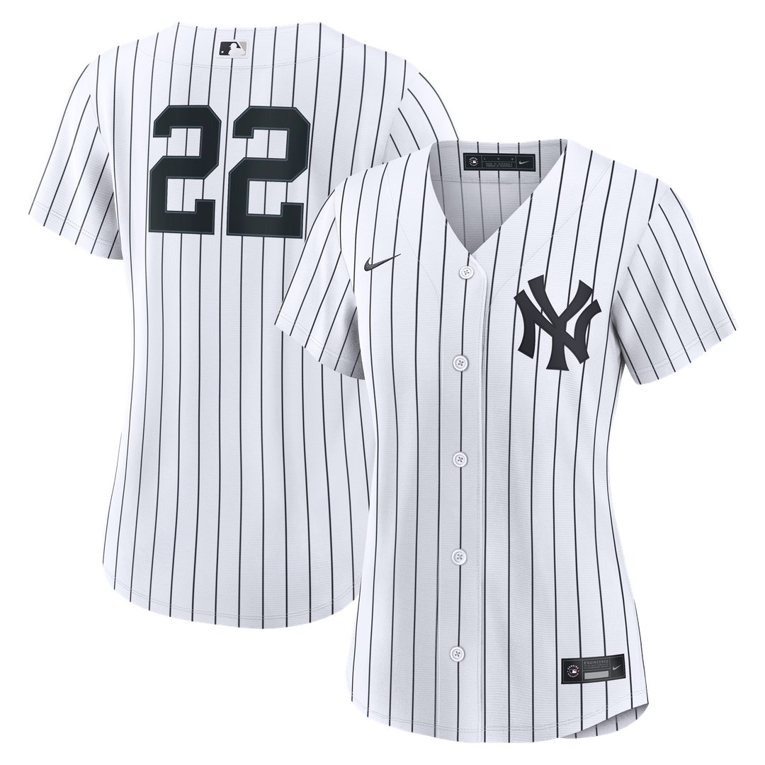Ben Rice New York Yankees Women's Home Replica Jersey - White