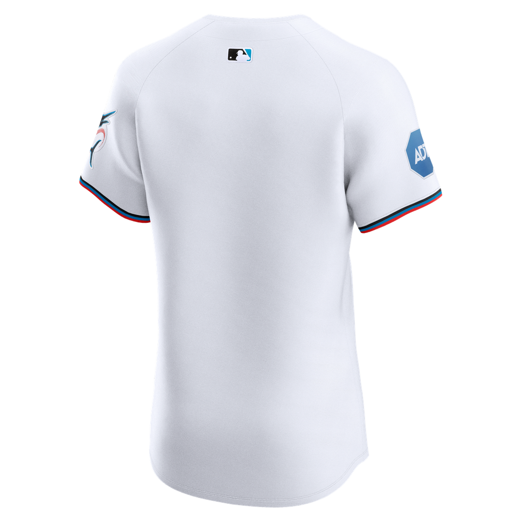 Miami Marlins Home Elite Jersey - White