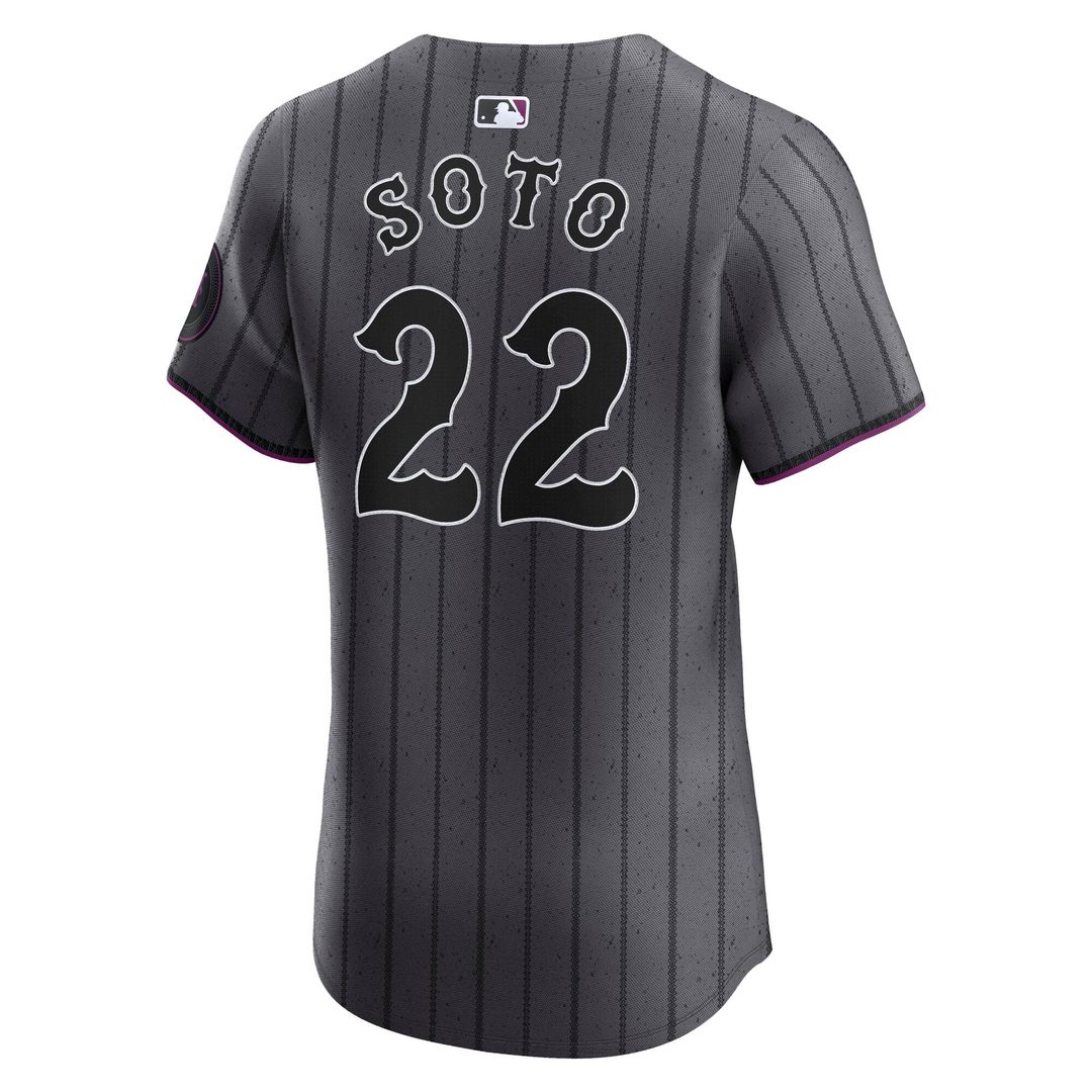 Juan Soto New York Mets City Connect Elite Jersey - Gray