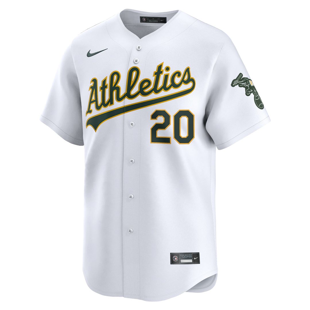 Zack Gelof Athletics Home Limited Player Jersey - White