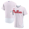 Philadelphia Phillies Home Sponsor Patch Authentic Jersey - White