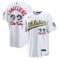 2026 All - Star Edition Stars & Stripes Athletics Shea Langeliers White Stadium Jersey