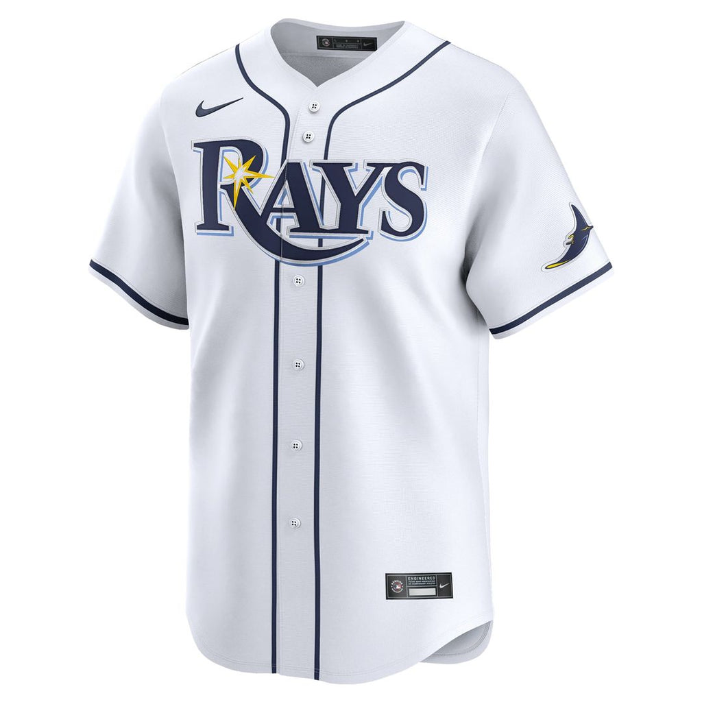Junior Caminero Tampa Bay Rays Youth Home Limited Player Jersey - White