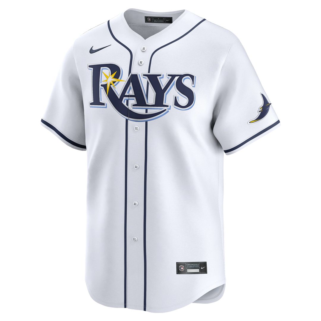 Junior Caminero Tampa Bay Rays Youth Home Limited Player Jersey - White