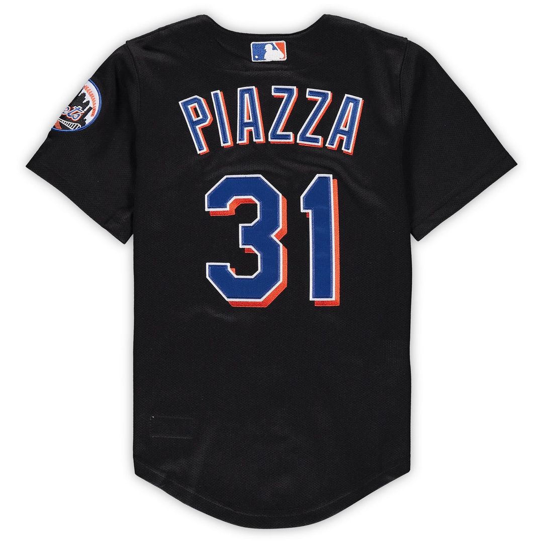 Mike Piazza New York Mets Preschool & Toddler Cooperstown Collection Mesh Jersey - Black