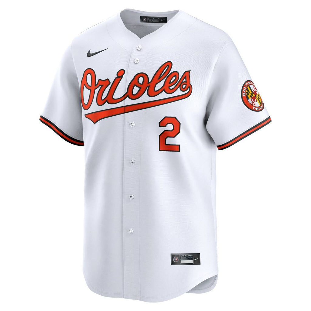 Gunnar Henderson Baltimore Orioles Home Limited Player Jersey - White