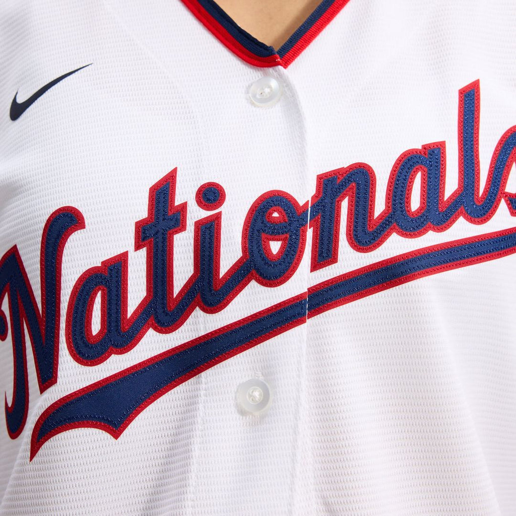 CJ Abrams Washington Nationals Women's Home Replica Player Jersey - White