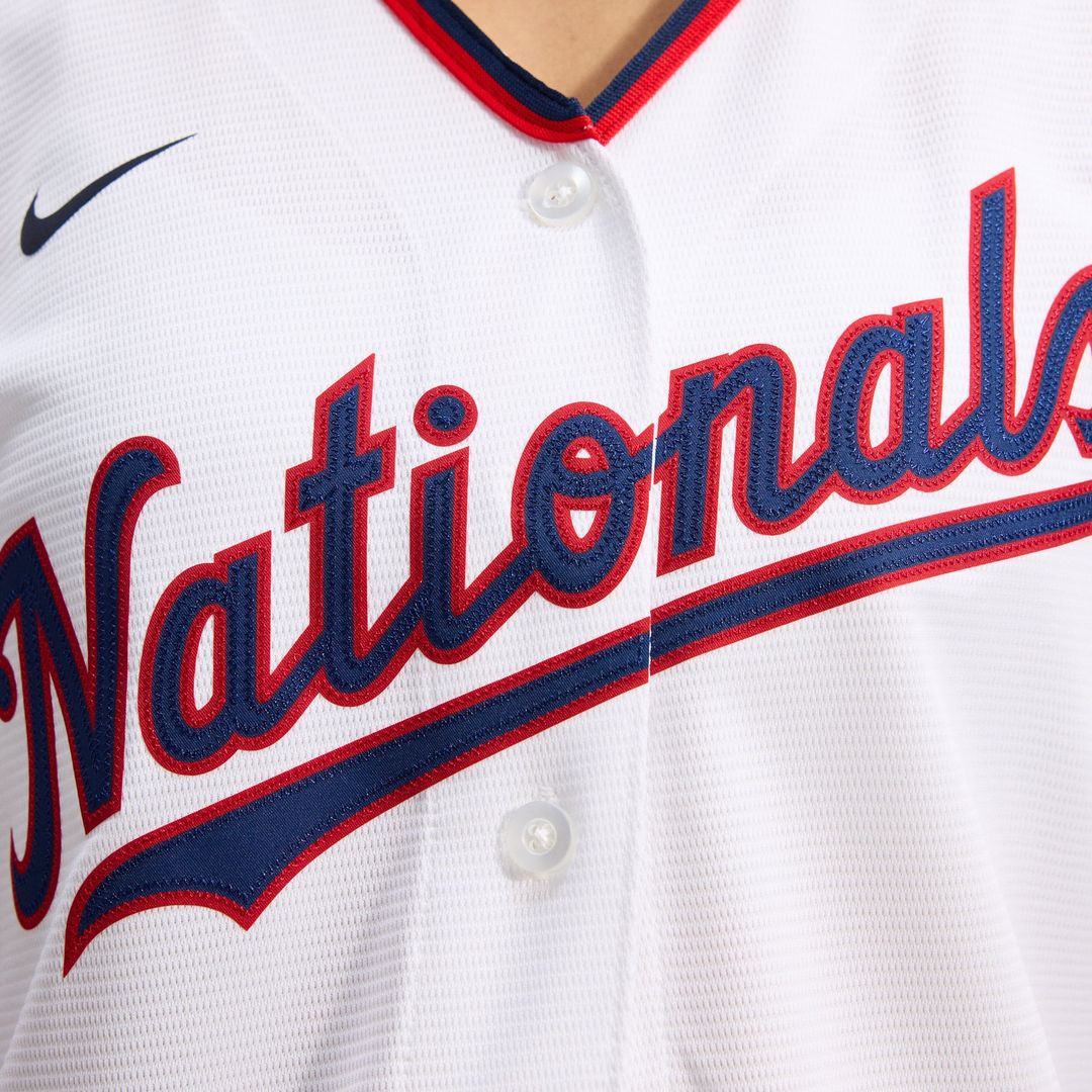 CJ Abrams Washington Nationals Women's Home Replica Player Jersey - White