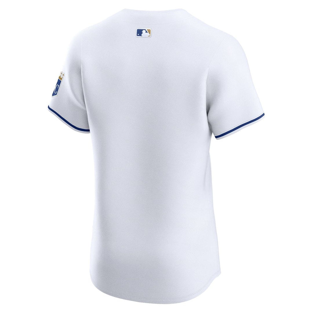 Kansas City Royals Road Vapor Premier Elite Patch Jersey - Gray
