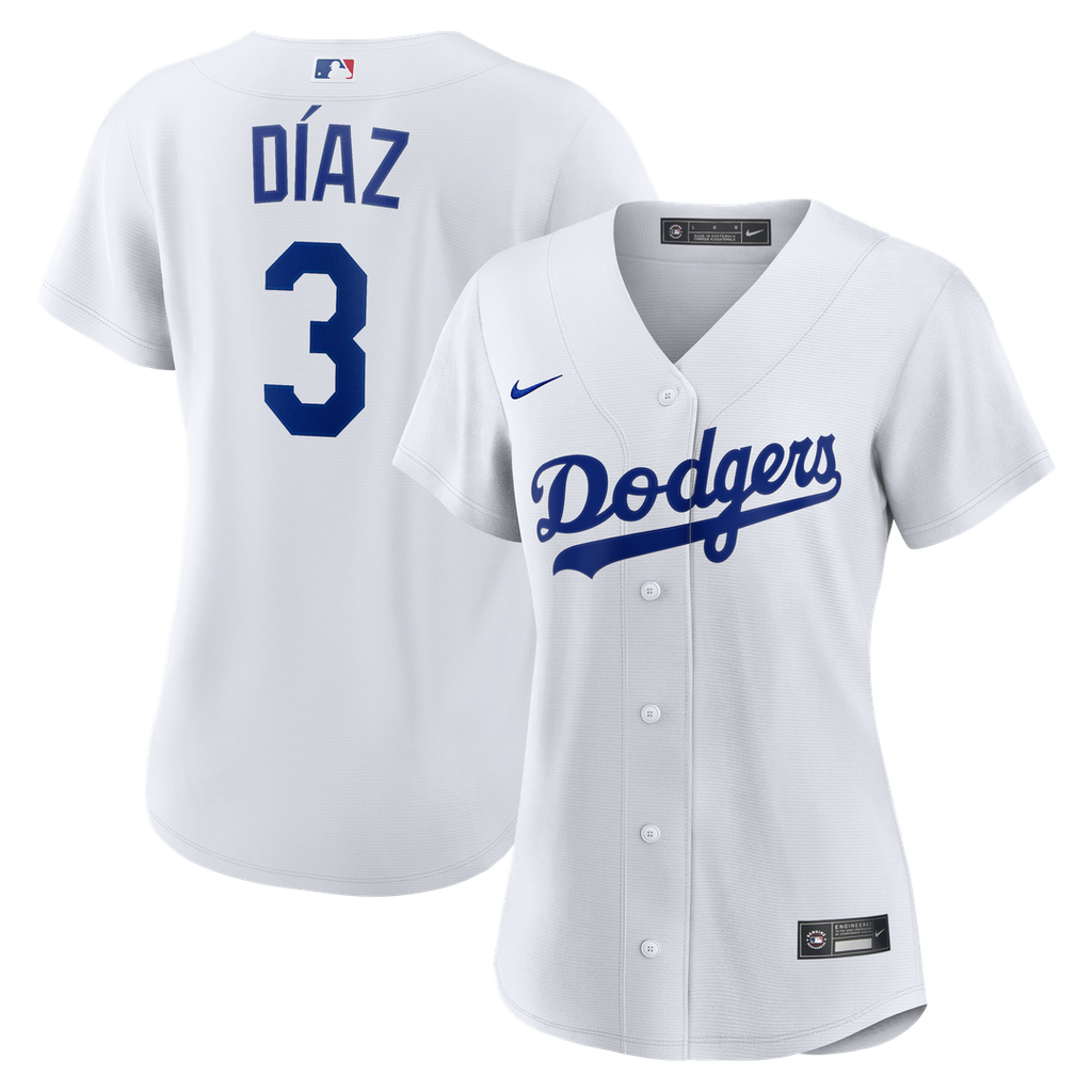 Edwin Díaz Los Angeles Dodgers Women's Home Replica Jersey - White