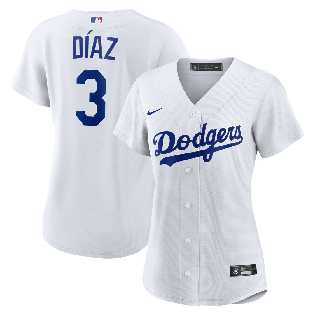 Edwin Díaz Los Angeles Dodgers Women's Home Replica Jersey - White