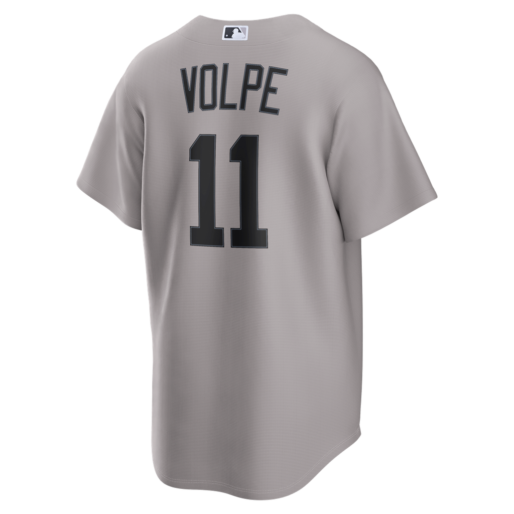 Anthony Volpe New York Yankees Road Replica Jersey - Gray