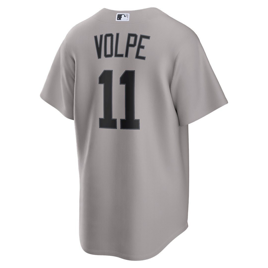 Anthony Volpe New York Yankees Road Replica Jersey - Gray
