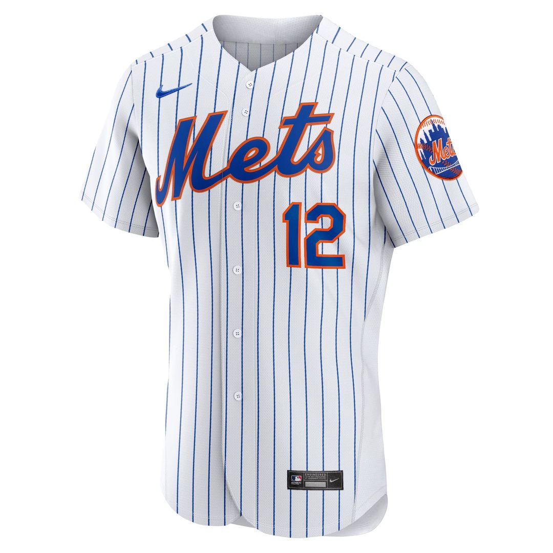 Francisco Lindor New York Mets Home Authentic Player Jersey - White