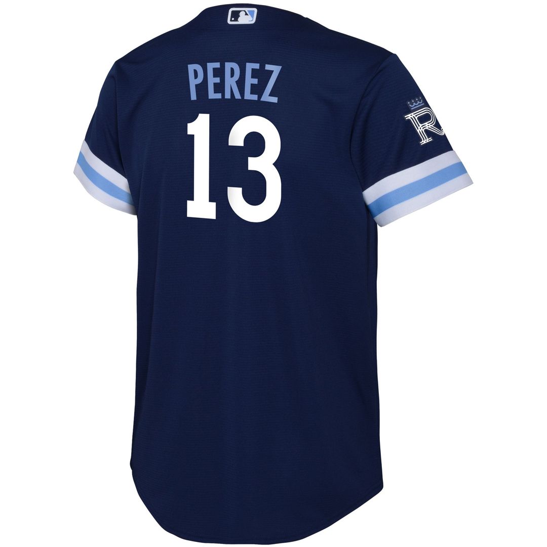 Salvador Perez Kansas City Royals Toddler City Connect Replica Player Jersey - Navy