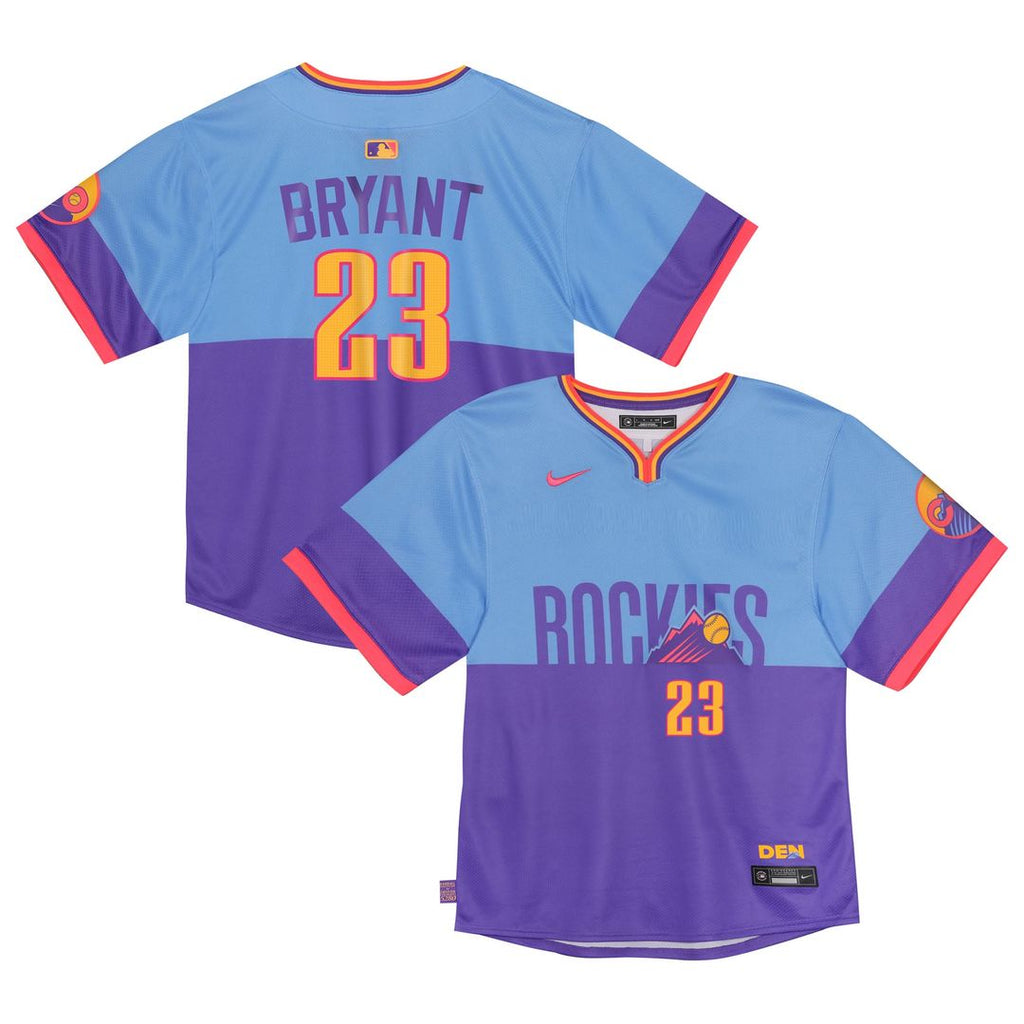 Kris Bryant Colorado Rockies Toddler 2025 City Connect Limited Player Jersey - Purple/Light Blue