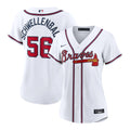 Spencer Schwellenbach Atlanta Braves Women's Home Replica Jersey - White