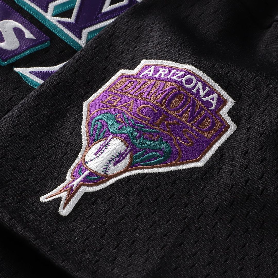 Randy Johnson Arizona Diamondbacks Youth Cooperstown Collection Mesh Batting Practice Jersey - Black