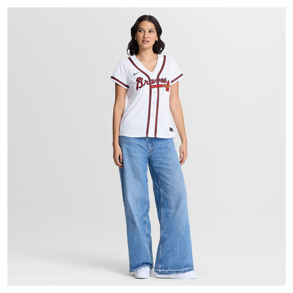 Mauricio Dubón Atlanta Braves Women's Home Replica Jersey - White