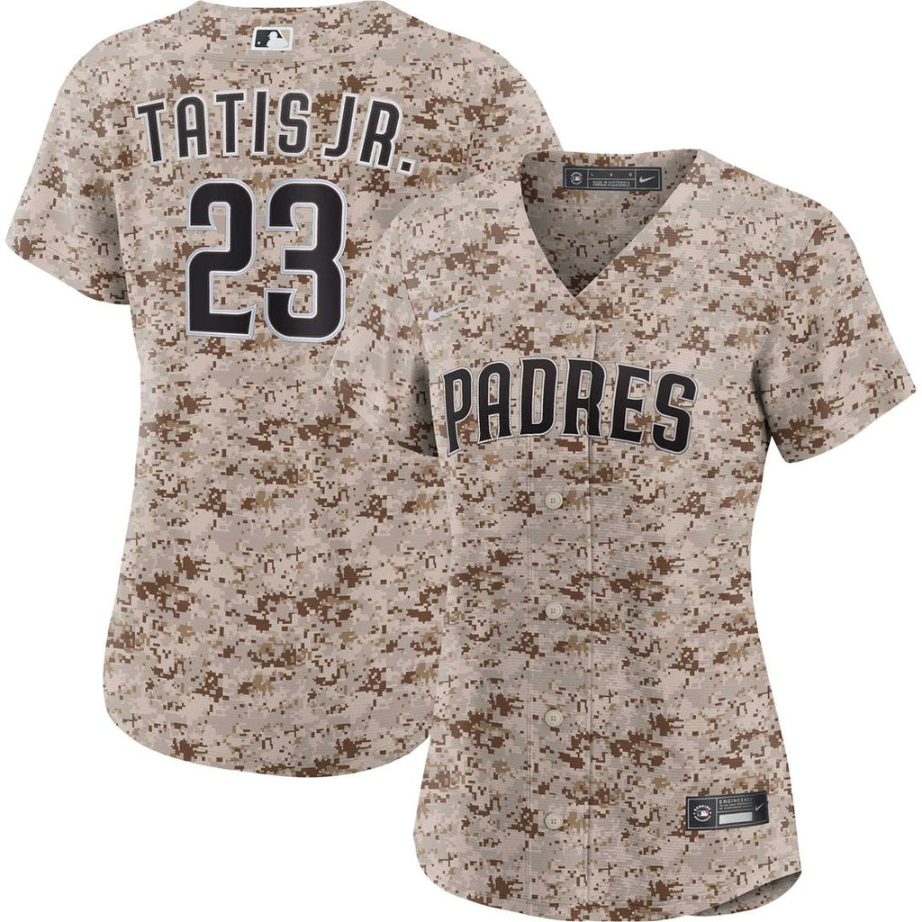 Fernando Tatis Jr. San Diego Padres Women's USMC Alternate Replica Player Jersey - Camo