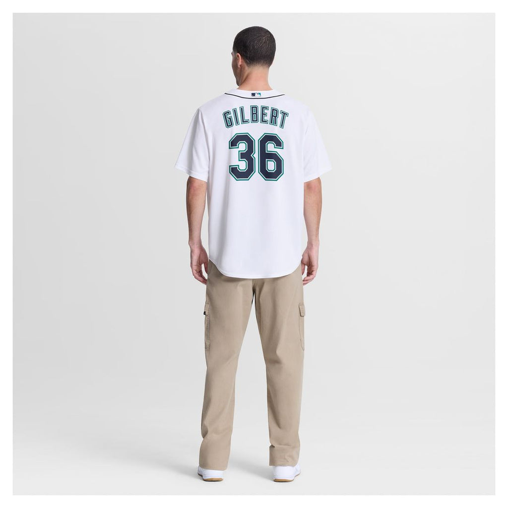 Logan Gilbert Seattle Mariners Home Replica Jersey - White