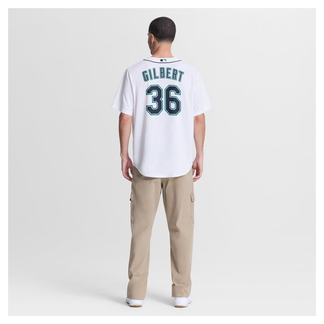 Logan Gilbert Seattle Mariners Home Replica Jersey - White