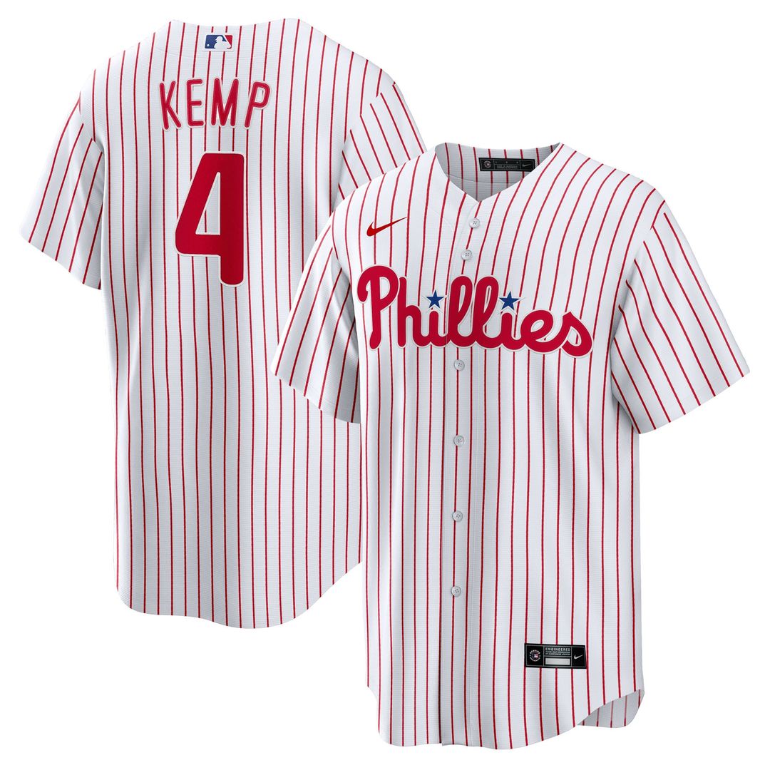 Otto Kemp Philadelphia Phillies Home Replica Jersey - White