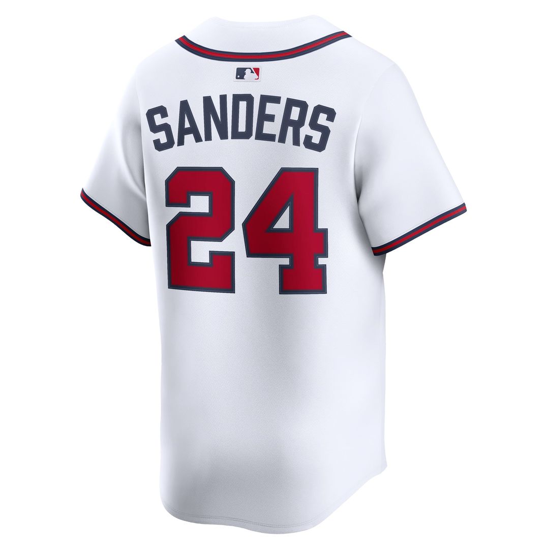 Deion Sanders Atlanta Braves Limited Player Jersey - White