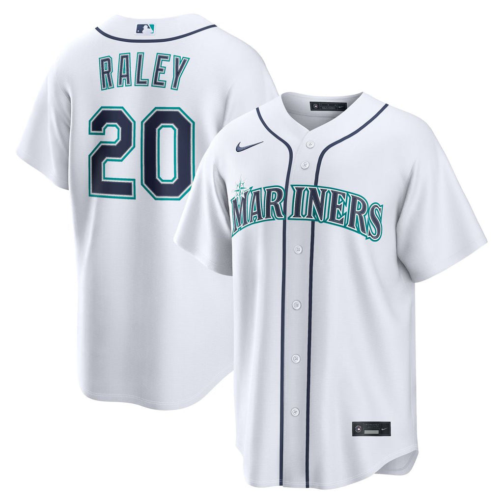 Luke Raley Seattle Mariners Home Replica Jersey - White